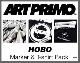 AP HOBO Marker T-shirt - 2 FREE markers with every shirt!