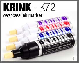 New KRINK K72 Permanent Marker