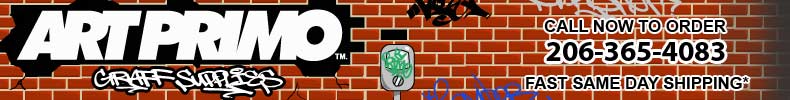 shop for graffiti supplies - ArtPrimo.com graffiti store