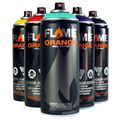 Flame Orange High Output 6-Can Pack  Flame Orange High Output 6-Can PackTest out the Flame Orange High Output Acrylic Formula with this awesome pack! High Pressure paint allows you to paint quickly with full coverage- great for bombing, tagging and powerful piecing. Pack includes pre-assorted colors-no color requests or substitutions, please.
Contents Include:

6x 400ml Flame Orange High Output Cans*
5x Caps (randomly assorted)
*Assorted Colors





Order FLAME ORANGE HIGH OUTPUT Colors 


