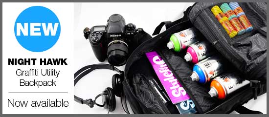 Night Hawk Graffiti Utility Backpack!