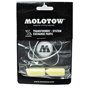 Molotow Transformer Chisel 11mm Nib 2 Pack Molotow Transformer Chisel 11mm Nib 2 PackKeep your Transformer markers fresh and crispy with new nibs. These 11mm Chisel Tip Nib are direct replacement nibs for the discontinued Molotow Transformer 657 TF Markers. 