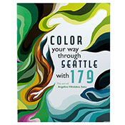 179 Seattle Coloring Book 179 Seattle Coloring BookExperience Mural Magic! Color your way through Seattle with Angelina '179' Villalobos in this exclusive coloring book, featuring hand-drawn illustrations based on murals found around our Emerald City. Each of the fourteen coloring pages is accompanied by reflections on the a