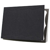 Tag Pad -Millhouse Tokyo Tag Pad -Millhouse TokyoBound with an embossed, matte black cover, this luxurious notepad has pages printed with a wavy border and features an "easy tear" edge for smooth page removal. The Tag Pad is similar in size to a standard sticker, measuring approximately 74x105mm. 100 pages. Millhouse produc