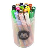 One4All 127HS Acrylic Marker Main Kit 2 One4All 127HS Acrylic Marker Main Kit 2
This kit comes with (20) assorted Molotow 127 One4All High Solid Markers. One4All 127s Markers have a 2mm nib, pump-action valve system, and are refillable with One4All Acrylic Paint Refills. Nibs are replaceable. Imported by Art Primo.About One4All Paint:  Molotow's One4All High Solid Paint is a highly pigmented acrylic-hybrid paint with a smooth consistency and high flow texture. One4All's innovative formula can be blended and mixed for an endless array of shades or easily thinned with water for airbrush application. Highly lightfast and durable as well as odorless. Safe for all ages. 


 

