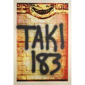 Red Subway Tile - Taki 183 Print