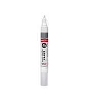 Molotow 224EM Twin Marker 211.013 Molotow 224EM Twin Marker 211.013Double pump action! This empty version of Molotow's classic Twin markers features a 1.5mm Crossover Nib on one side and a 4mm Round Bullet Nib on the other. The 224EM works well with a wide range of inks, including Molotow One4All Refills, Liquid Chrome Refills, and most alcohol-based high-flow inks and paints. Pump action valve system with replaceable nibs. Made in Germany. 
