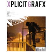 XPLICIT GRAFX Writers Magazine Issue 3 XPLICIT GRAFX Writers Magazine Issue 3  From the vaults! This 2007 graffiti magazine travels the streets and subways of Paris, Barcelona, European walls and silver trains from around the world. Imported. Deadstock. 138pgs. French and English Language PLEASE NOTE:  These magazines are unused and new, but may have fading, discoloration or small amounts of wear and tear from their time in storage. 