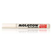 Molotow 211EM Empty Marker Molotow 211EM Empty Marker
The Molotow 211EM Marker is an empty version of our popular Molotow 227 One4All Marker. This hard body pen is easy to refill and features a replaceable 4mm rounded nib as well as a long lasting valve to reduce overflow and give even coverage. The 211EM is the perfect companion to our High Solid One4All paint. Refillable. Sold Empty. 