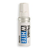 Pentel White Shorty - 100W Pentel White Shorty - 100W
The Pentel Shorty is a must have for every writer!  The Shorty is loaded with ultra permanent, xylene-based opaque white ink. The durable metal body features an industrial-strength rounded nib and a pump-action valve system. Refillable with a replaceable nib. 
Recommended refill: Marsh T-Grade in White 


Click Here To See Our Mediumline Marker Comparison Chart