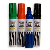 PILOT® JUMBO SUPER COLOR MARKER, PERMANENT BLACK, 1 EACH - Multi access  office