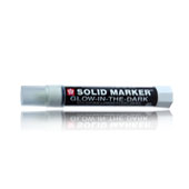 Sakura Solid Marker - Glow in the dark Sakura Solid Marker - Glow in the dark
Ideal for search and rescue markings in dark environments. Marks on most surfaces: Concrete, Wood, Glass, Metal and Plastic. For indoor and outdoor use. Waterproof on most surfaces. Will mark on wet or damp surfaces. Dries in 10 minutes. Like all glow in the dark products these need to be charged with light. When using make sure you are marking an area that will both get light and complete darkness.

