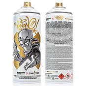 Montana Gold Iconic Series CANTWO Cotton Candy Montana Gold Iconic Series CANTWO Cotton CandyCelebrate Montana's longstanding friendship with iconic German writer CANTWO with this limited edition can. Decked out with a bold black, white, and gold design, this can features one of CANTWO's iconic characters and is loaded with the ever-popular shade G6210 Cool Candy. Please note: These cans are being sold AS IS. Cans have minor dents due to shipping. We are unable to offer refunds or exchanges on this item.  About the artist:  As the founding member of the SUK crew (Stick Up Kids) and one of the first European members of the world-renowned UA (United Artists) crew, Cantwo has been active globally long before the concepts of interrailing or spraycations were even clearly defined. With the special focus on keeping his art on walls, CANTWO also undertook challenges in the fields of graphic art, illustration, and web design, later branching out into studio work. His prolific work ethic has earned him global respect and a rightful place as an international graffiti icon.