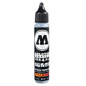 Molotow 30ml EMPTY Bottle Molotow 30ml EMPTY Bottle This is the same bottle as the 30ml refill ink/paint, except it is empty. If you want to mix your own Molotow One4All Paint colors or you are making your own ink, this refill bottle is a great accessory to have. It features a mixing ball and an easy pour spout. The bottle holds 30ml of fluids. 