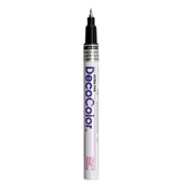 DecoColor Extra Fine DecoColor Extra FineDecocolor Broad Paint Markers are very popular for crafts and sketching. These permanent paint markers feature a bright variety of colors. Decocolor Paint markers are useful for drawing or projects that require coverage over most surfaces. These markers also feature a pump action valve that gives you control over the flow of ink.

The Extra Fine Tip is great for details, highlights, and fine lines.