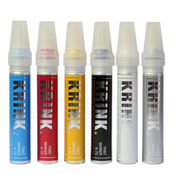 Krink K-75 Paint Marker Krink K-75 Paint MarkerAlcohol-based paint is permanent and opaque with a 22ml capacity and 7mm chisel-tip, this marker is excellent for street and sketchbook.
Made in the USA.

*The K-71 Silver Marker has been renamed K-75 Silver Marker, it contains the same formula.


   
    
        

With KR, Krink Founder 
     
         
      


       
     





     



