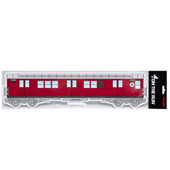 OTR NYC Large Redbird Subway Magnet OTR NYC Large Redbird Subway MagnetThese NYC Subway cars were painted a deep red to combat graffiti, which had become a major problem in the late 1970s and early 1980s. Don't let that stop you though, use these as your personal canvas! Measures 17 1/2" X 4 1/2".