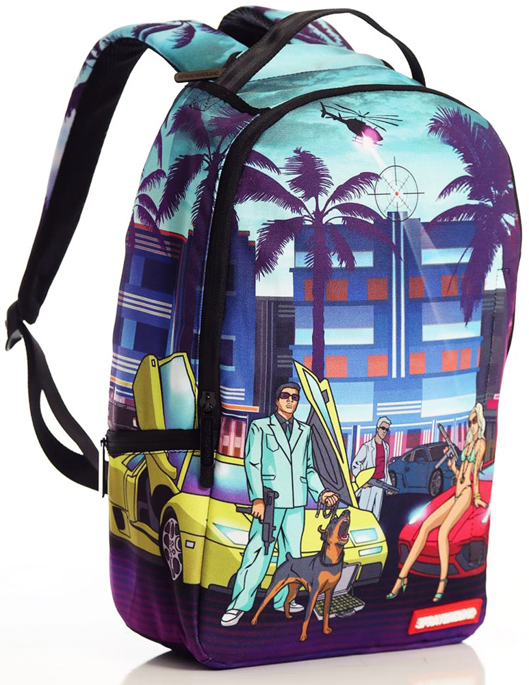 Art Primo: Sprayground 305 AKA Vice City GTA Backpack [Backpacks]