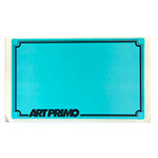 AP Eggshell Blank Stickers - Aqua AP Eggshell Blank Stickers - AquaOur newest blank slaps are equipped with super strong adhesive, easy-peel corners and crackling, indestructible technology to break upon attempted removal. This set of turquoise blue stickers feature a hand-drawn border and an Art Primo logo in the corner. Pack of 20pcs. Stickers measure 10x6cm or 3.9x2.4in.