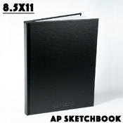 Pro Art® Premier Black Dot Grid Travel Sketchbook, 6'' x 8