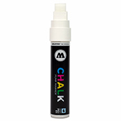 Molotow Chalk 15mm Marker Molotow Chalk 15mm MarkerMolotow CHALK pump action markers are loaded with a water-based, erasable chalk ink. They are ideal for temporary applications like signboards, window painting, and more. Nontoxic. Imported. 



