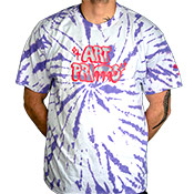 CLAW Primo Tie Dye Tee CLAW Primo Tie Dye Tee Our Claw Primo collab shirt is all you need to turn up the heat this summer! Printed with Claw's Art Primo logo in reflective silver and outlined in neon red, these funky tees have been hand-dyed using the same blue-violet pigments used in Steve Garvey. Limited quantities available. Tees are light-weight 100% preshrunk cotton, true to size. Care instructions: Machine wash cold with like colors, air dry. About this collaboration: Claw Money and Art Primo present #CLAWPrimo: a capsule collection inspired by our shared culture, history and love for DIY. Each collab piece has handmade elements: from inks mixed and 4oz mops poured in our Seattle headquarters to soft fleece crewnecks painted and signed by Claw in her NYC studio. #CLAWPrimo celebrates two decades of innovation, excellence, and creativity in graffiti. Enjoy! 