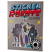 Sticker Bomb ROBOTS XL Sticker Pack Sticker Bomb ROBOTS XL Sticker PackThis highly sought-after sticker set contains 12 robot stickers from three cutting-edge artists: Swedish illustrator Matthias Adolfsson (whose work has been featured in The New Yorker and The New York Times); TomatoZero, a duo of super-hip sticker artists; Niark1, a French artist and graphic designer who has worked for companies including Sony, Logitech and Converse.
These extra-large stickers (each approx. 17x10cm) are durable, splash-proof, and scratch-proof. They'll stay looking fresh whether decorating your walls or zipping around on skateboards and bikes. From Sticker Bomb World to you!