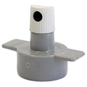 UPROK Grey Wing Adapter UPROK Grey Wing Adapter  UPROK adapters are also known as "wingtip adapters" due to the unique protruding wings on either side of the valve. These special wings allow for mess-free application and removal of the adapter and are particularly helpful for painting in chilly train yards and snowy alleys. Spray cap not included. An AP Staff favorite! Please note: Grey UPROKs are compatible with most Rusto TURBO and KRYLON male valves as well as domestic cans with a similar valve system. Please note that hardwear store can valves are subject to change without notice and we are unable to guarantee compatibility. 