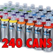 Flame Blue 240-Can Pro Muralist Pack Flame Blue 240-Can Pro Muralist PackSave over $300 on your can restock with our Professional Muralist Pack! This pack contains forty cases of our best selling assorted colors as well as thirty assorted caps. Please note that we hand select the cans included in the Muralist Pack to include a range of colors based on popularity and availability. Sorry, we are not able to honor requests or subs. 

In this pack:

240x 400ml Flame Blue Cans*
30x Assorted Caps
Art Primo tote and stickers





  