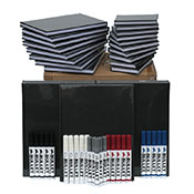 Wholesale Blackbook Pack 2.0 Wholesale Blackbook Pack 2.0Restock your shop or hook up your crew with this bulk deal on blackbooks and bullet markers! Our best-selling Art Primo blackbooks have 110 pages of 81lb (120GSM) bright white, high-quality, bleed-resistant paper and are compatible with One4All Markers, Art Primo Bullet Markers and more. Markers and blackbooks are barcoded for easy use with POS systems. This pack has a $684 retail value.   Included in this pack:  25 x	Art Primo Blackbook 8.5x11  20 x	Art Primo Blackbook 9X6  15 x	Art Primo Blackbook 3.5x5  25 x AP Bullet Markers (assorted colors)