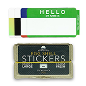 Egg Shell Hello Mixed Sticker Pack