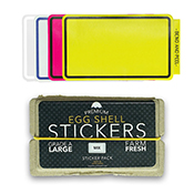 Egg Shell Lined Mixed Sticker Pack