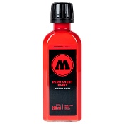 Molotow Permanent Paint Alcohol Refill 200ml Molotow Permanent Paint Alcohol Refill 200mlScore more bang for your buck with this jumbo refill of Molotow Permanent Paint, containing contains 200ml (6.8fl oz) of shiny, alcohol-based refill paint in a lightweight, squeezable plastic bottle. Molotow Permanent Paint is weatherproof, fast-drying, and compatible with a wide range of mops and markers. Safe for indoor and outdoor use. Highly pigmented, shake well before use. Art Primo Insider Tip: Molotow's Permanent Paint shades can be easily blended to create custom colors for mops and markers! Mix and match to find your signature shade, or combine with our Diamond Series Inks for a staining effect.  