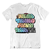 VOH Only Friend Tee VOH Only Friend Tee New and just in time for spring! This limited edition tee from Vandals on Holidays features a colorful ode to graffiti printed on a high-quality tee. DTG is printed on 100% heavyweight cotton. True to size, classic cut. Imported from Spain.In the words of the designer:"In the bes