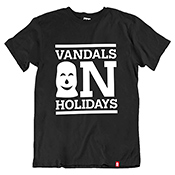 VOH Classic Tee - Black VOH Classic Tee - Black
This tee features a VOH logo screen printed in white on a classic black tee. Heavyweight, 100% cotton keeps this tee comfortable and durable. True to size, if between sizes size up. Imported. About VOH: AP presents "Vandals on Holidays," a brand from Valencia, ES, that celeb