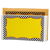 Racing Checkers - Eggshell Sticker Pack