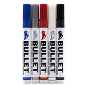 Art Primo Bullet Paint Marker Art Primo Bullet Paint Marker
These alcohol-based markers are filled with fast drying and permanent paint and equipped with a replaceable 4mm bullet nib.  A classic choice for stickers, blackbooks and more. Long lasting results at a great price!