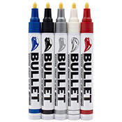 Art Primo Bullet Paint Marker Art Primo Bullet Paint Marker  These alcohol-based markers are filled with fast drying and permanent paint and equipped with a replaceable 4mm bullet nib.  A classic choice for stickers, blackbooks and more. Long lasting results at a great price!