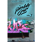 Pickle Jar Zine Vol 7 Pickle Jar Zine Vol 7Pickle Jar is back and more briny than ever! Volume 7 is a fun trifecta of West Coast graffiti, skateboarding, and comics documenting life as we know it in the PNW, Bay Area, and beyond. Full-color, perfect bound. 88pgs. English language.  
