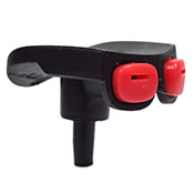 Terminator Dual Spray Cap The Terminator is a dual-wide fan jet cap designed for use with female valve systems. Similar to the Big Shotty in performance, but with a faster paint flow and an attached stem for added strength. The Terminator offers even coverage, 25-40cm wide, and is compatible with high- and low-pressure cans. This cap is solvent-resistant and designed to be cleaned and reused over and over again.