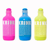 Krink K-60 Fluorescent Mop Pack Krink K-60 Fluorescent Mop PackThis limited-edition marker set includes three K-60 markers in brilliant, blacklight reactive shades: Fluorescent Blue, Fluorescent Yellow, and Fluorescent Pink. FL K-60s are waterbased and free of solvents. Shake well.