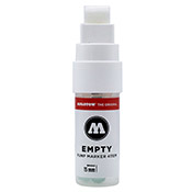 Molotow 411EM Empty Marker - Pocket Molotow 411EM Empty Marker - Pocket Size
Our 411 Empty Molotow Pocket Marker is an empty version of the Molotow 427 One For All Pocket Marker. It features a 15mm tip and Molotow's patented Flowmaster Valve, which allows for precise control over ink flow. Try pairing it with Molotow One 4 All Refills, Marsh T-Grade, or Magic Ink. Refillable. Sold Empty. 





Click Here To See Our Marker Comparison Chart