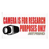 Art Primo Sticker 10 Pack - Camera is for Research Art Primo Sticker 10 Pack - Camera is for ResearchGreat to put next the toilet. This is the Art Primo Official sticker pack featuring the Camera is for Research design. The sticker is about 1.5 inches high and 2.5 inches wide. They have permanent adhesive. This pack comes with (10) stickers. 